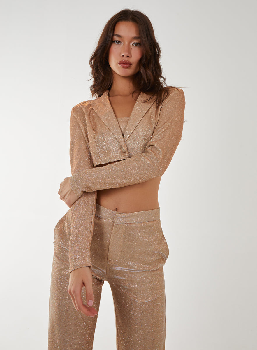 Cropped Mint Blazer main image 0