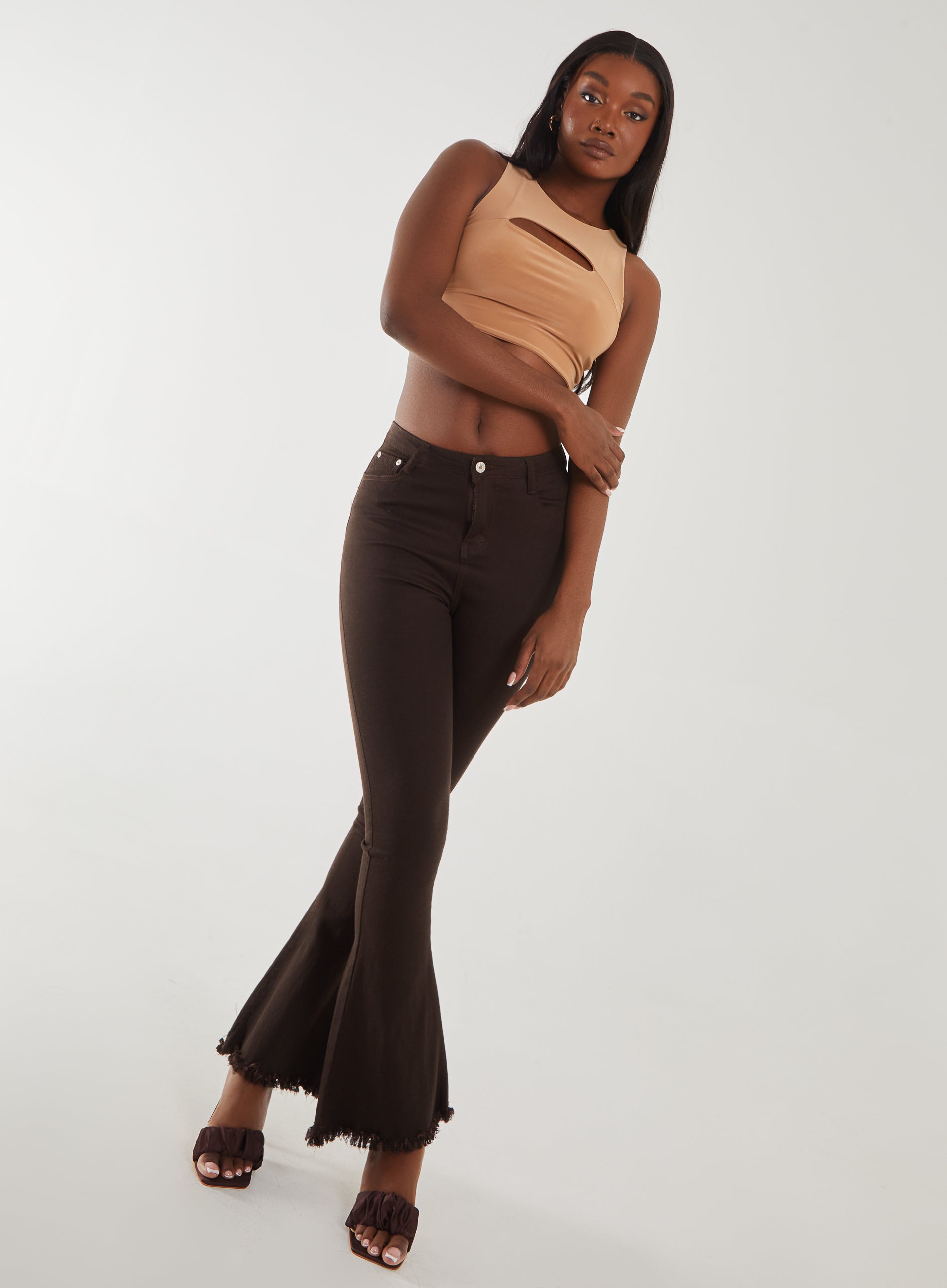 Letterbox Crop Top | Pink Vanilla