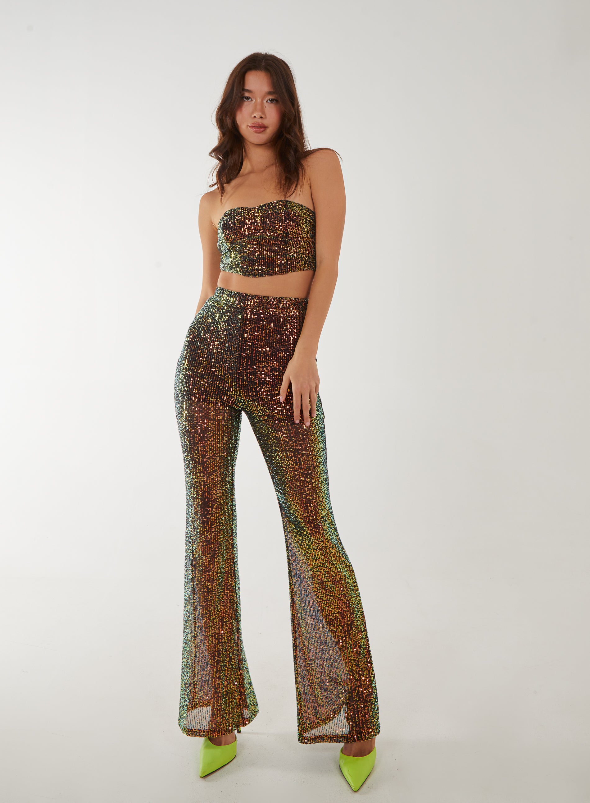 Multi Way Sequin Bustier Maison Special Multi Way Sequin Bustier