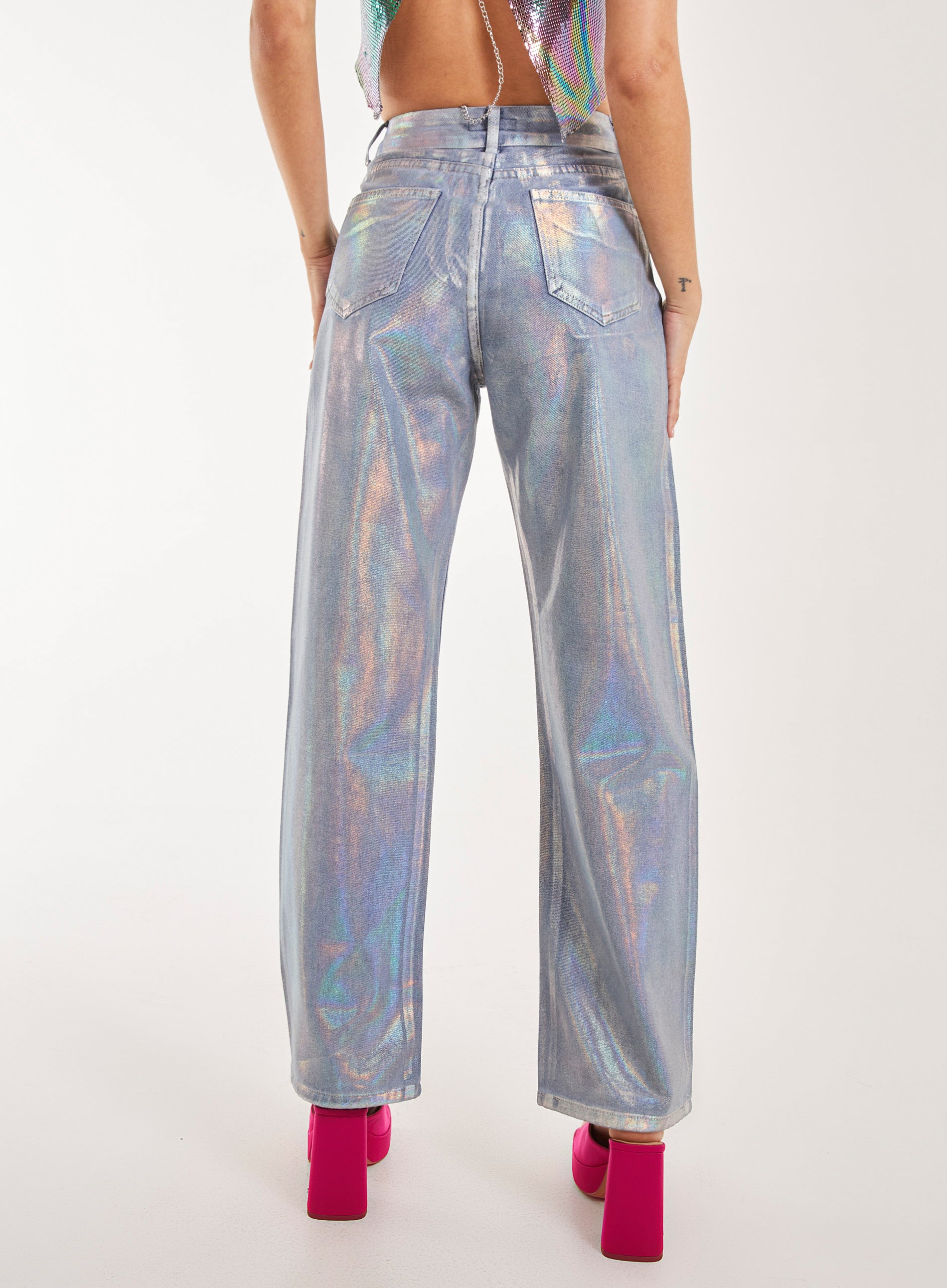 Sex&Jeans/Silver plated jeans 