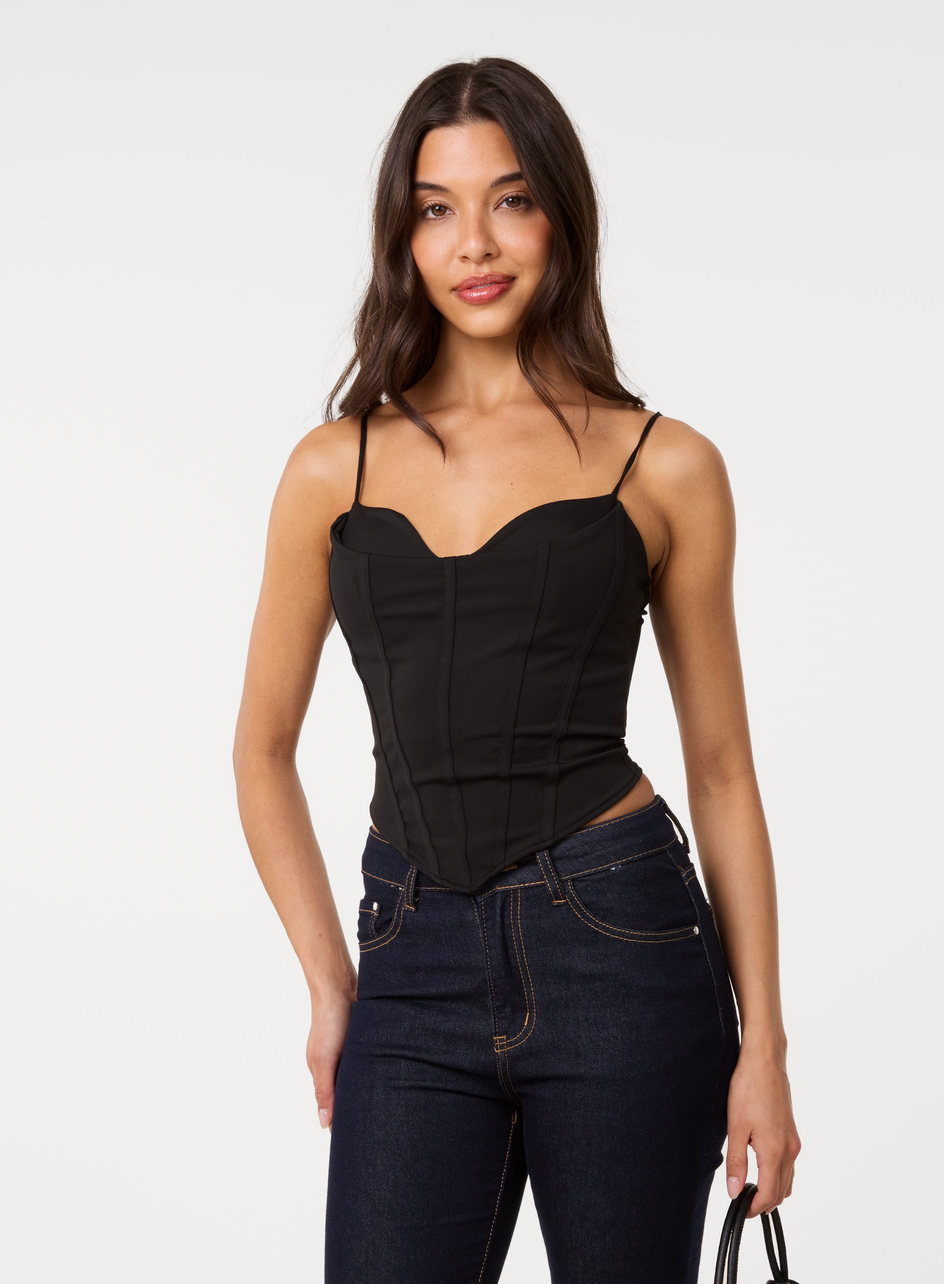 トップス carla Biraku bustier tops carla Biraku bustier tops (Black) 最 安値ファッション - 【CARLA
