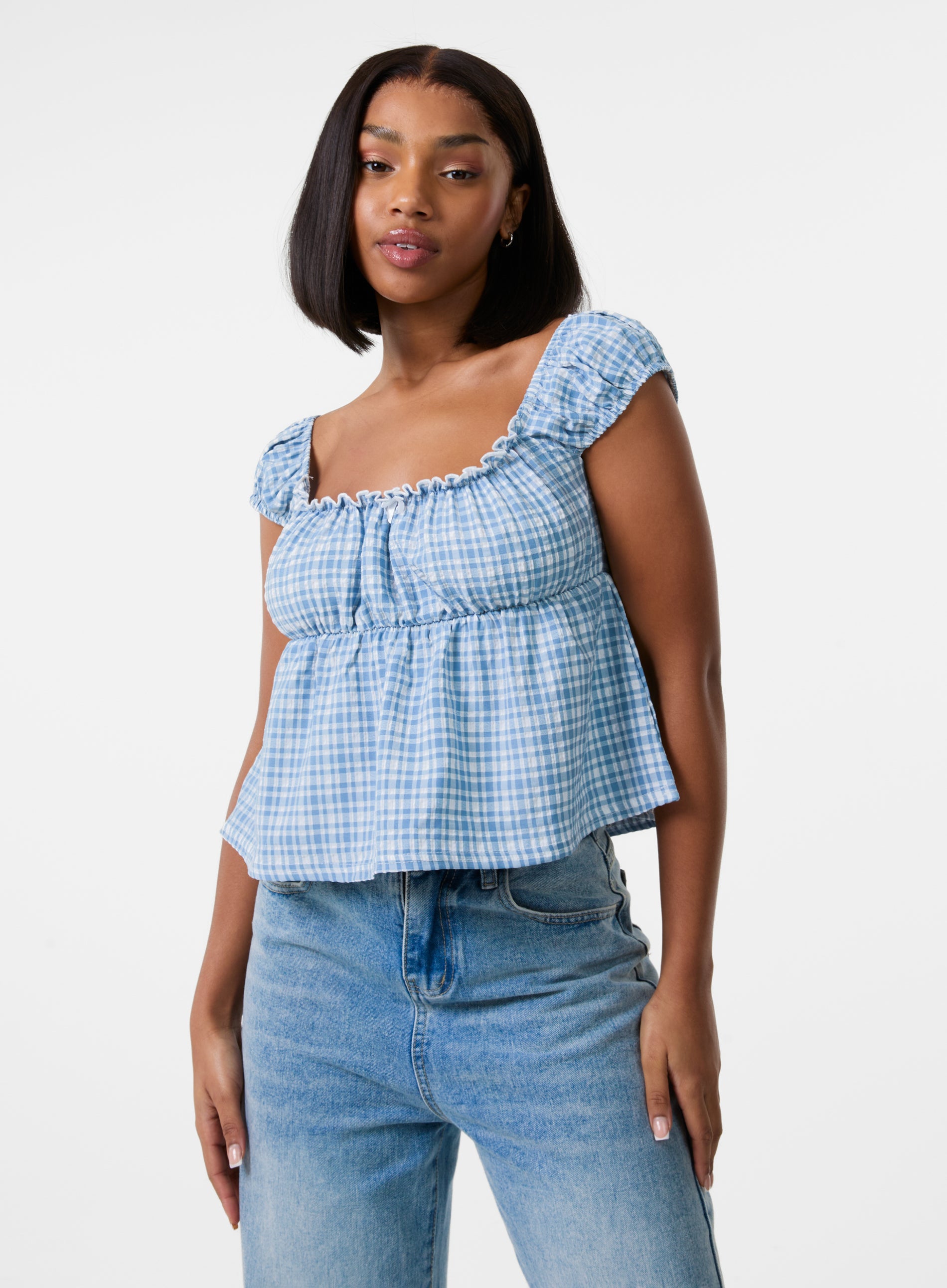Milkmaid Crop Top | Pink Vanilla